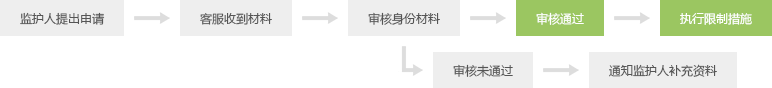 监护申请、材料核实及处理的参考流程